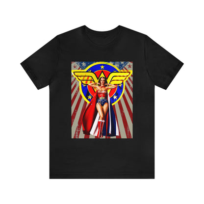 Vintage Fantasy Graphic Tee - Warrior Princess Streetwear Print (Bachi)