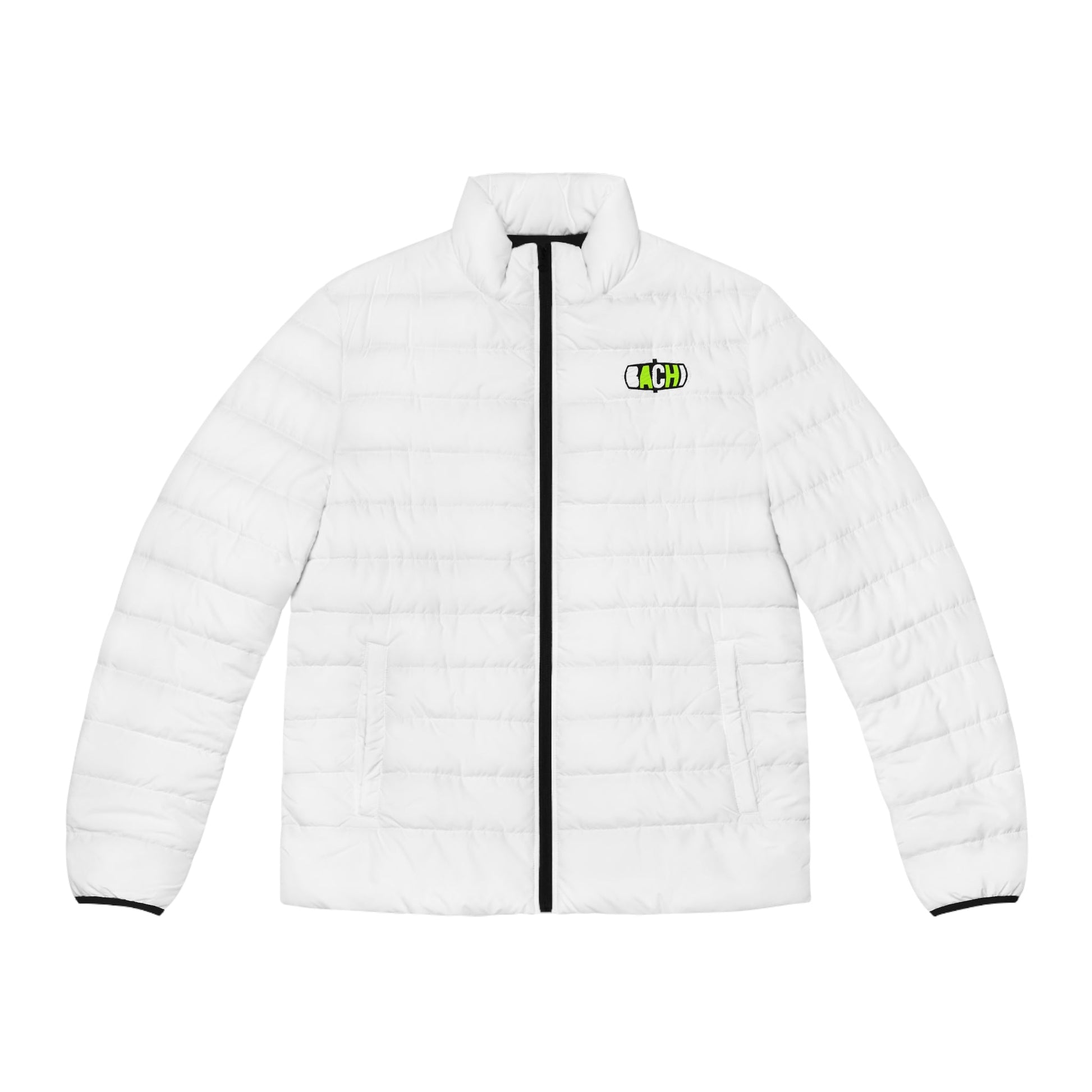 Men's Puffer Jacket (AOP) Coat Bachi Slime Printify