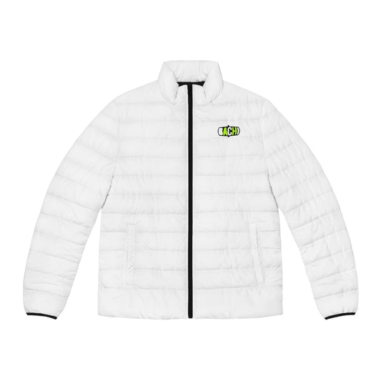 Men's Puffer Jacket (AOP) Coat Bachi Slime Printify