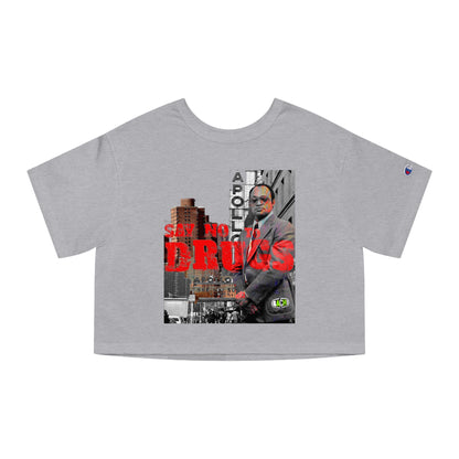 Cropped Graphic Tee - American Crime Cinema Portrait Streetwear (Bachi)