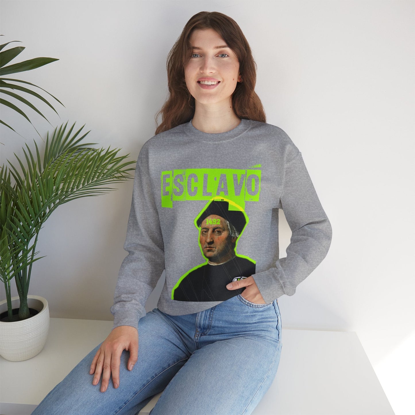 Unisex Sweatshirt Esclavo Colon Printify