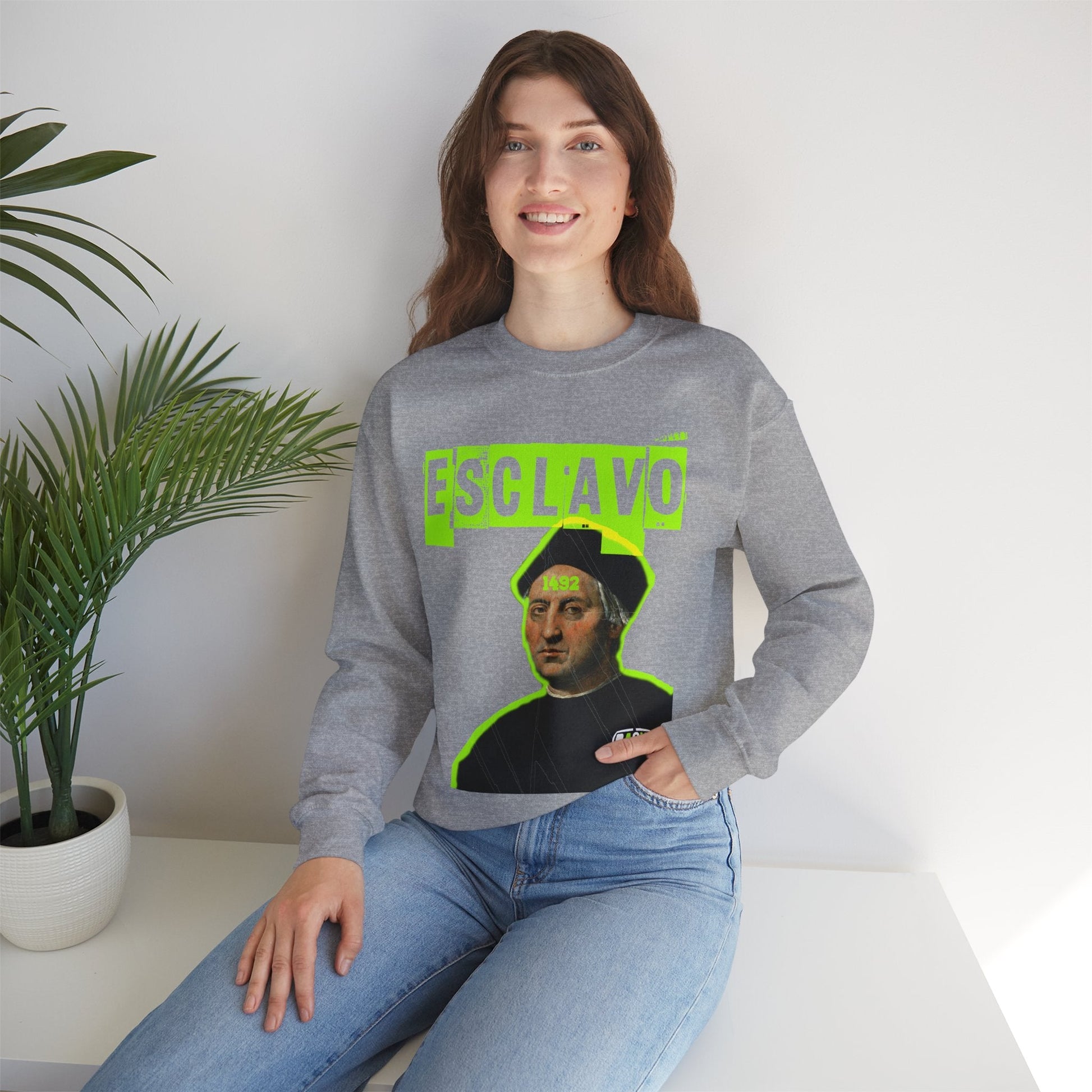 Unisex Sweatshirt Esclavo Colon Printify