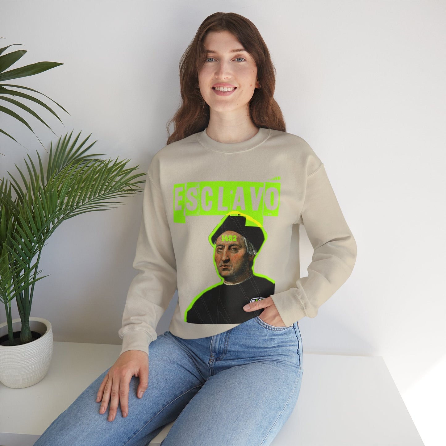 Unisex Sweatshirt Esclavo Colon Printify