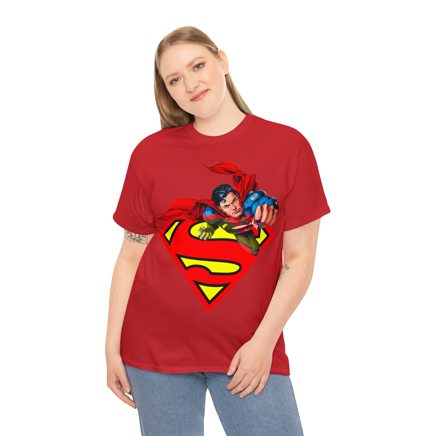 Vintage Comic Hero Graphic Tee - Cape Streetwear Print (Bachi)