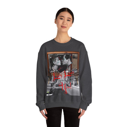 Vintage Sitcom Couple Graphic Sweatshirt - Retro TV Streetwear Print (Bachi)