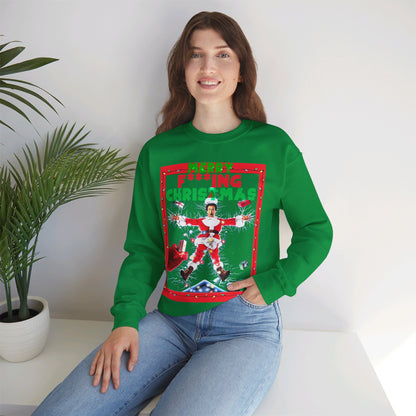 Vintage Holiday Graphic Sweatshirt - 80s Comedy Cinema Print (Bachi)