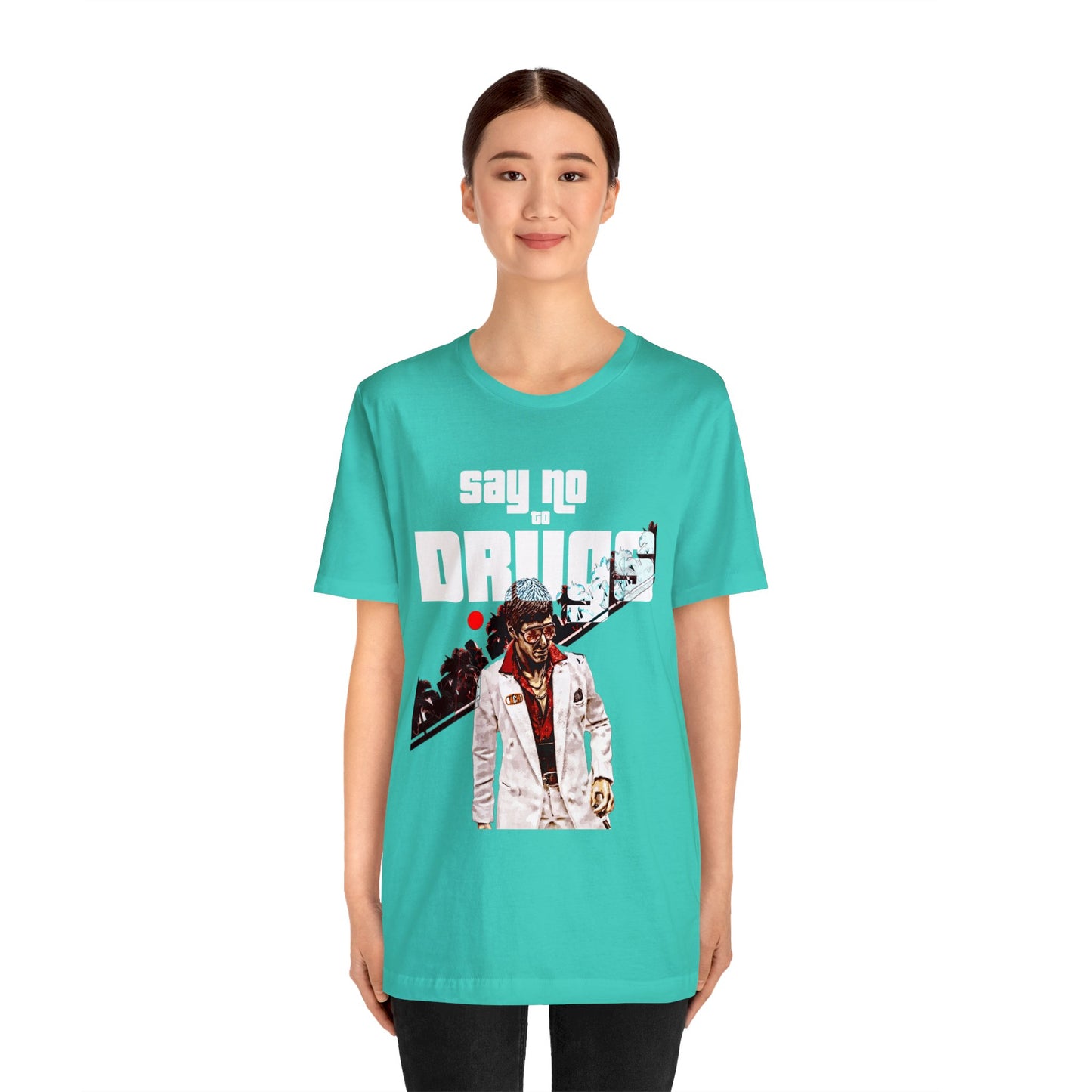Vintage Graphic Tee - Cult Cinema White Jacket Portrait Print (Bachi)