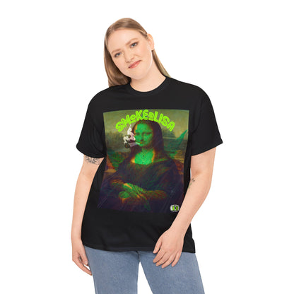 Raw Edge Pop Art Graphic Tee - Renaissance Parody Streetwear Print (Bachi)
