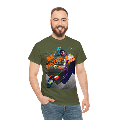 Vintage Martial Arts Graphic Tee - Kung Fu Legend Quote Print (Bachi)