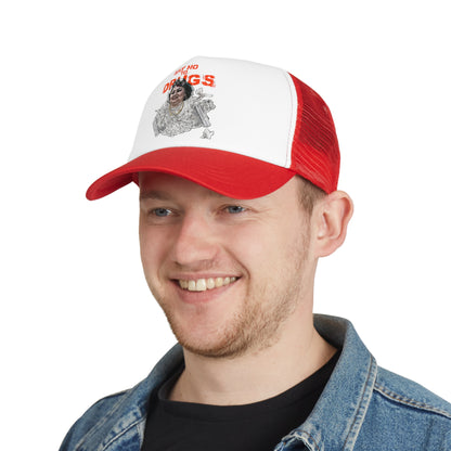 Streetwear Mesh Trucker Cap - Latin Icon Graphic Embroidered (Bachi)