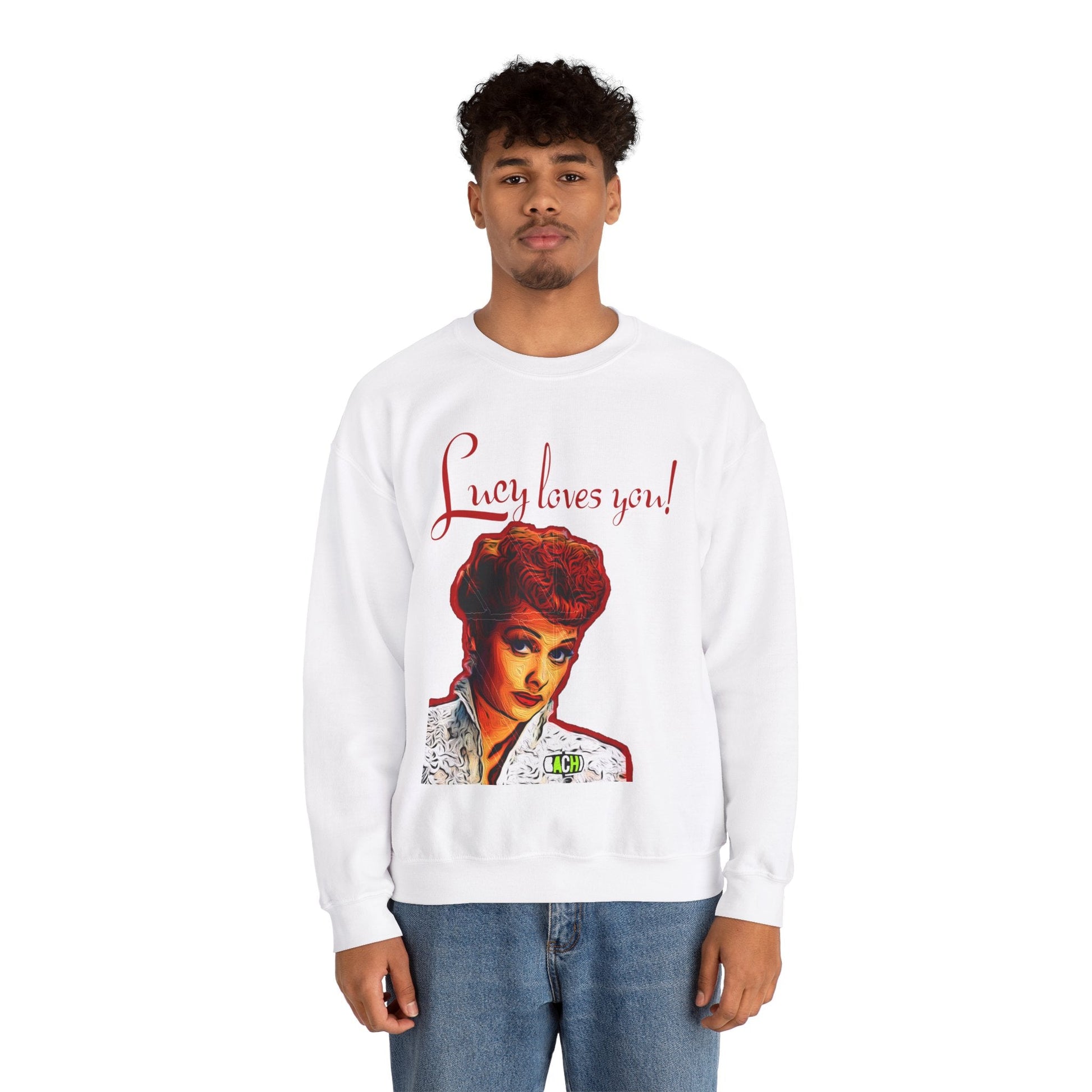 Unisex Sweatshirt Lucy Loves You Printify