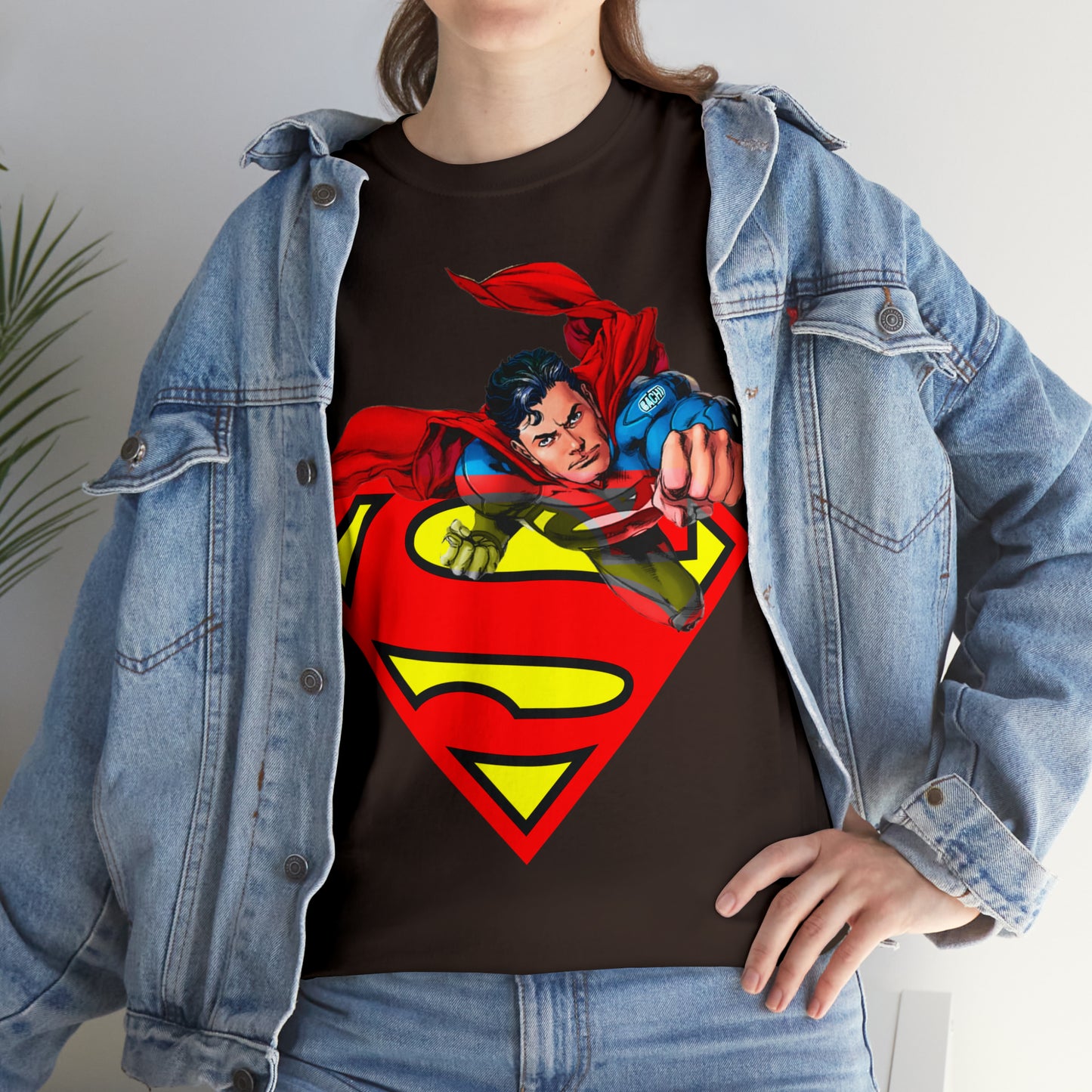 Vintage Comic Hero Graphic Tee - Cape Streetwear Print (Bachi)