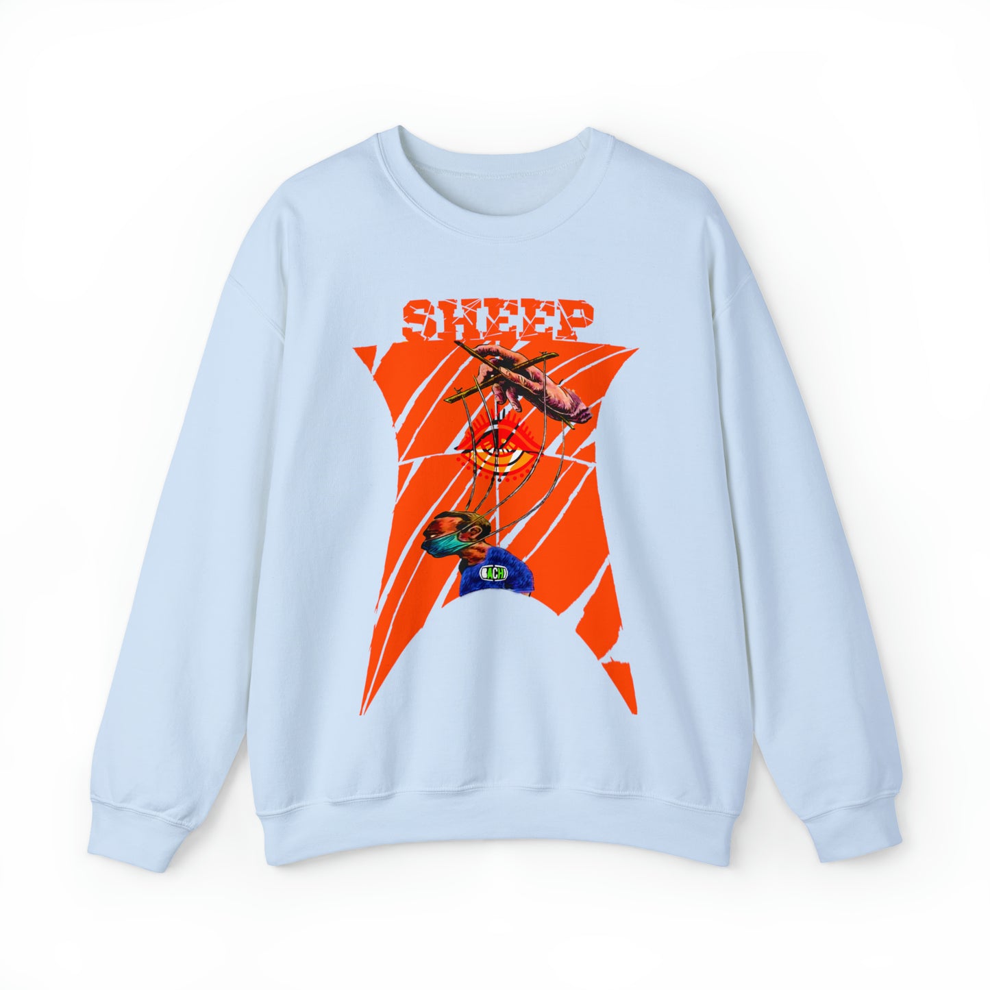 Unisex Sweatshirt Sheep And Puppet