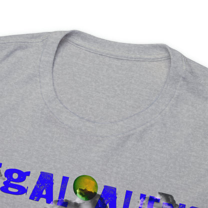 Vintage Sci-Fi Graphic Tee - Alien Invasion Streetwear Print (Bachi)