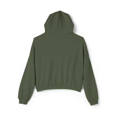 Cinched Hem Graphic Hoodie - Latin Icon Streetwear Print (Bachi)