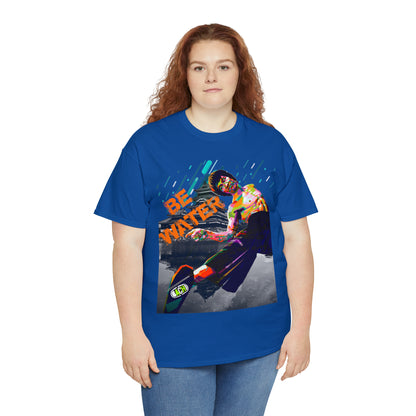 Vintage Martial Arts Graphic Tee - Kung Fu Legend Quote Print (Bachi)