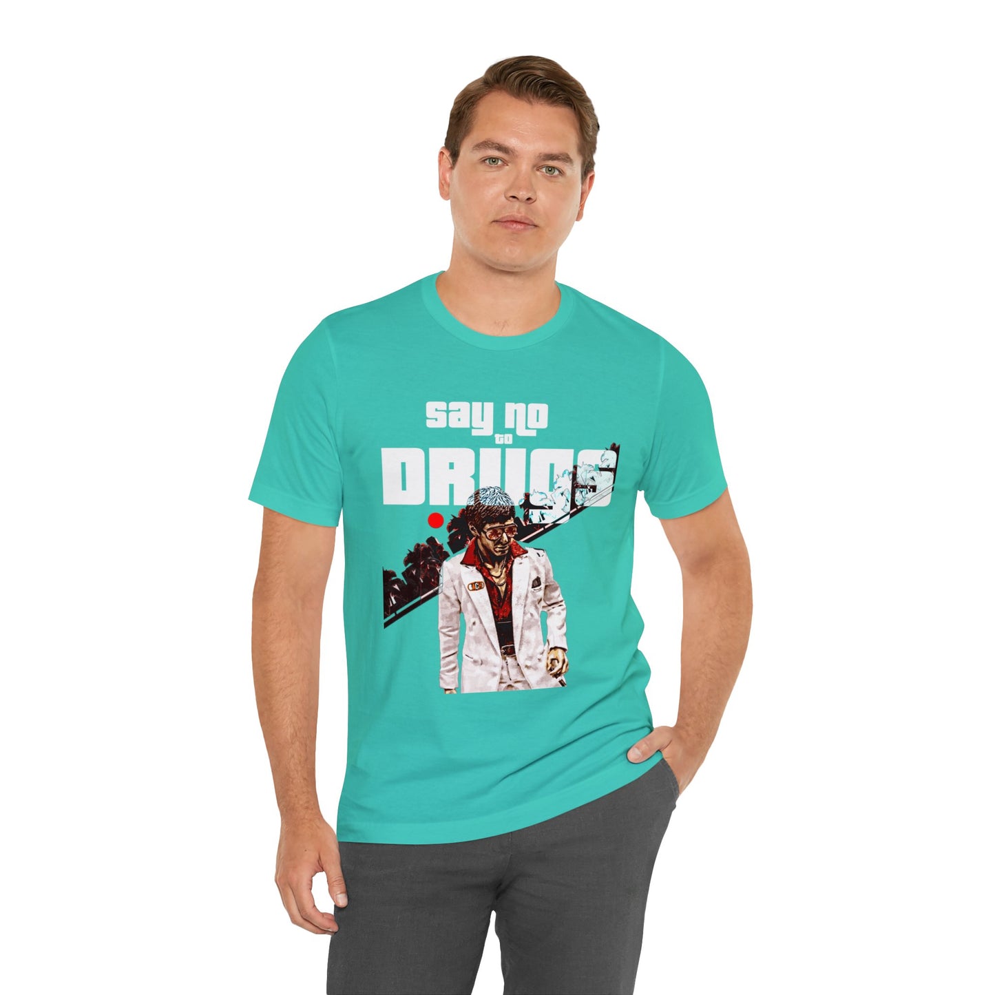 Vintage Graphic Tee - Cult Cinema White Jacket Portrait Print (Bachi)