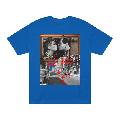 Vintage Sitcom Couple Graphic Tee - Retro TV Streetwear Print (Bachi)