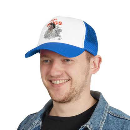 Streetwear Mesh Trucker Cap - Latin Icon Graphic Embroidered (Bachi)