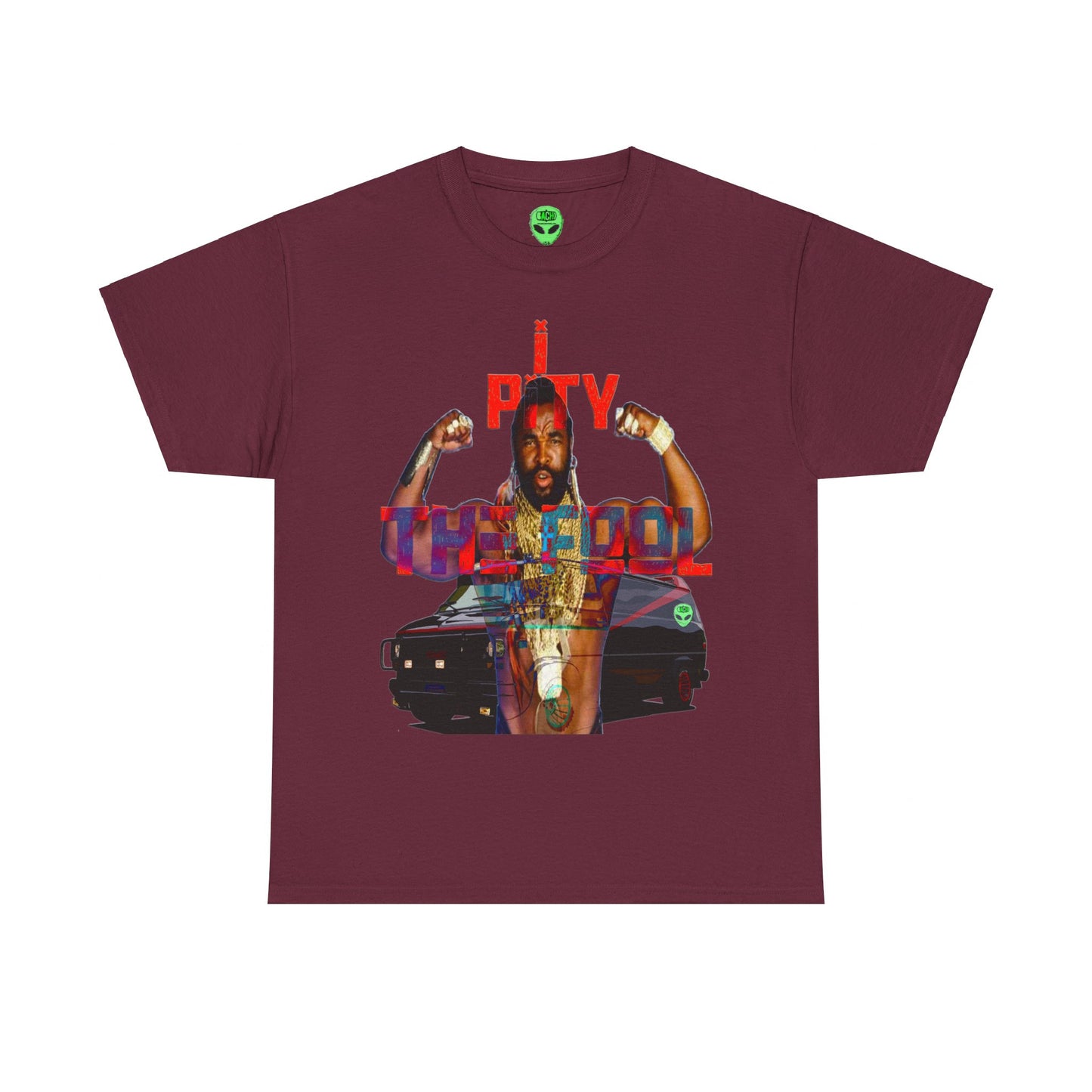 Vintage 80s TV Graphic Tee - Mohawk Icon Quote Streetwear Print (Bachi)