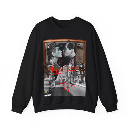 Vintage Sitcom Couple Graphic Sweatshirt - Retro TV Streetwear Print (Bachi)