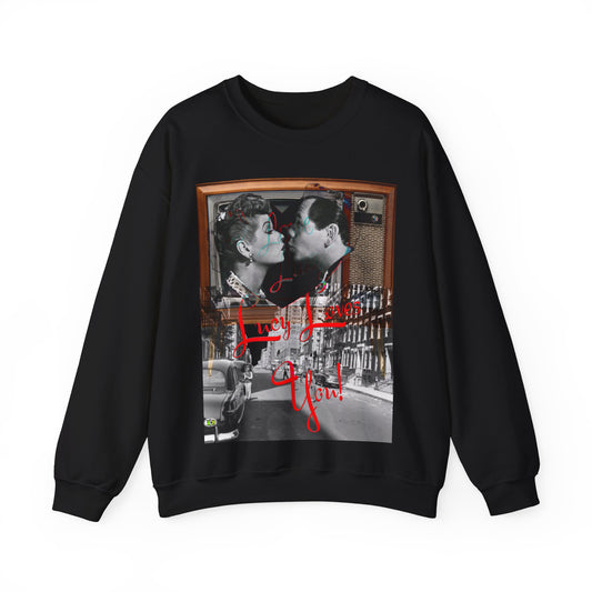 Vintage Sitcom Couple Graphic Sweatshirt - Retro TV Streetwear Print (Bachi)