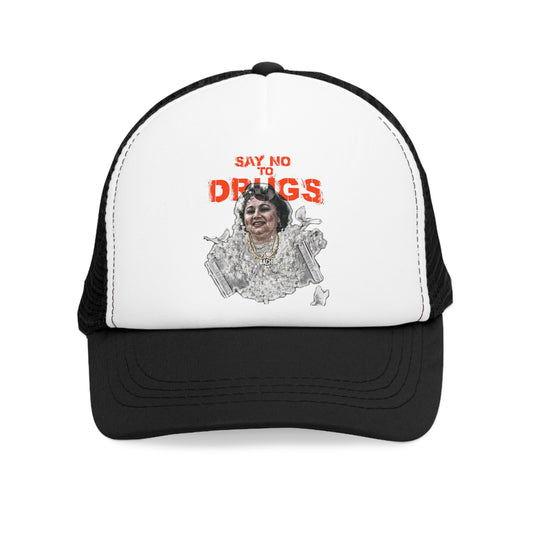 Streetwear Mesh Trucker Cap - Latin Icon Graphic Embroidered (Bachi)