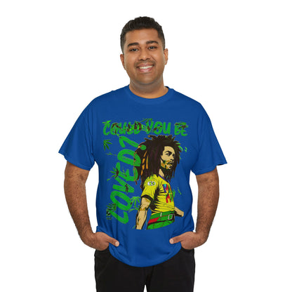 Oversized Graphic Tee - Reggae Legend Portrait Streetwear Print (Bachi)
