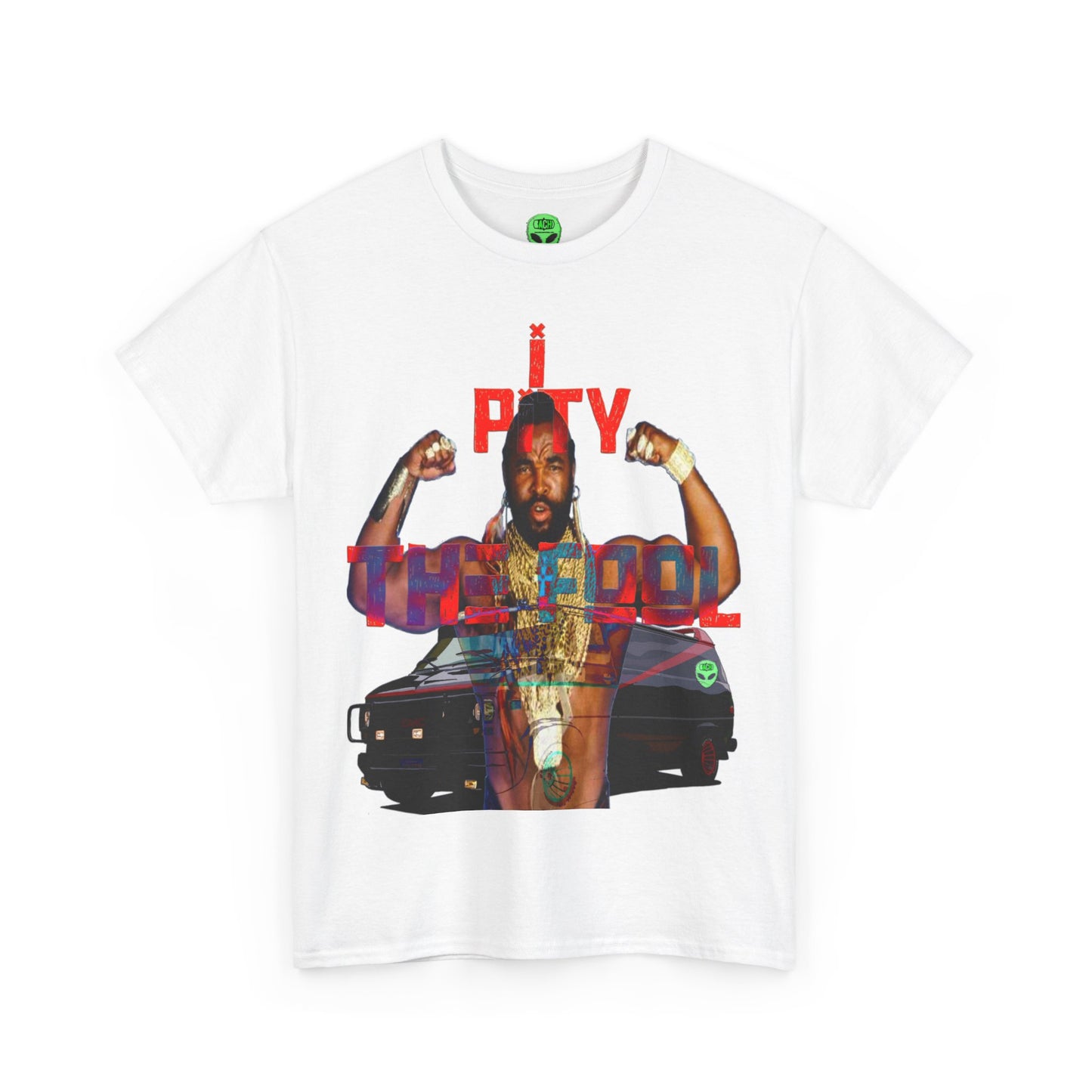 Vintage 80s TV Graphic Tee - Mohawk Icon Quote Streetwear Print (Bachi)