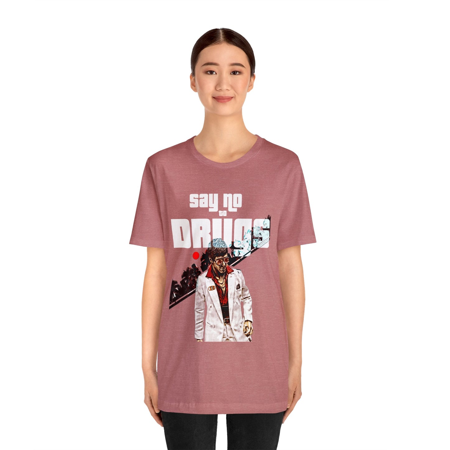 Vintage Graphic Tee - Cult Cinema White Jacket Portrait Print (Bachi)