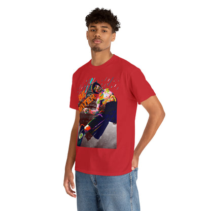 Vintage Martial Arts Graphic Tee - Kung Fu Legend Quote Print (Bachi)