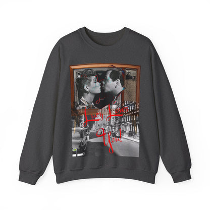 Vintage Sitcom Couple Graphic Sweatshirt - Retro TV Streetwear Print (Bachi)