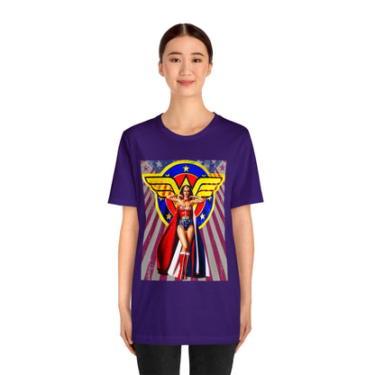 Vintage Fantasy Graphic Tee - Warrior Princess Streetwear Print (Bachi)