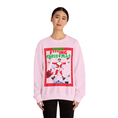 Vintage Holiday Graphic Sweatshirt - 80s Comedy Cinema Print (Bachi)