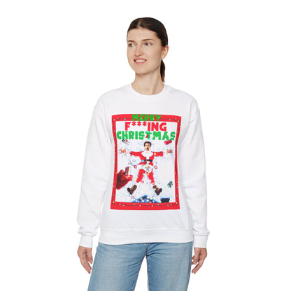 Vintage Holiday Graphic Sweatshirt - 80s Comedy Cinema Print (Bachi)