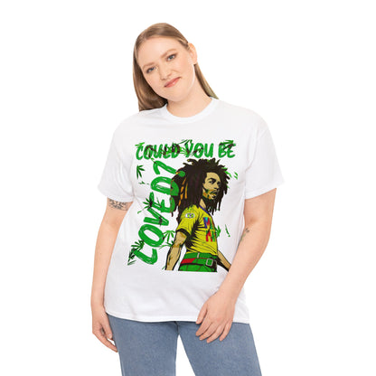 Oversized Graphic Tee - Reggae Legend Portrait Streetwear Print (Bachi)