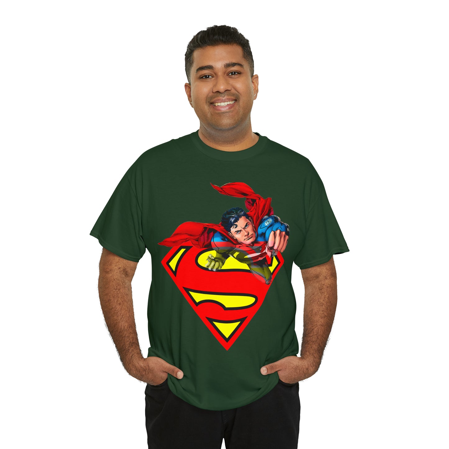 Vintage Comic Hero Graphic Tee - Cape Streetwear Print (Bachi)