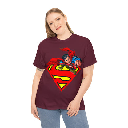 Vintage Comic Hero Graphic Tee - Cape Streetwear Print (Bachi)