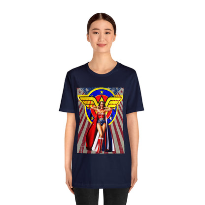 Vintage Fantasy Graphic Tee - Warrior Princess Streetwear Print (Bachi)