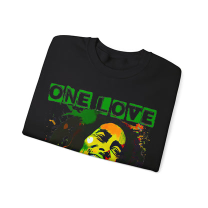 Heavyweight Graphic Sweatshirt - Reggae Legend Portrait Streetwear (Bachi)