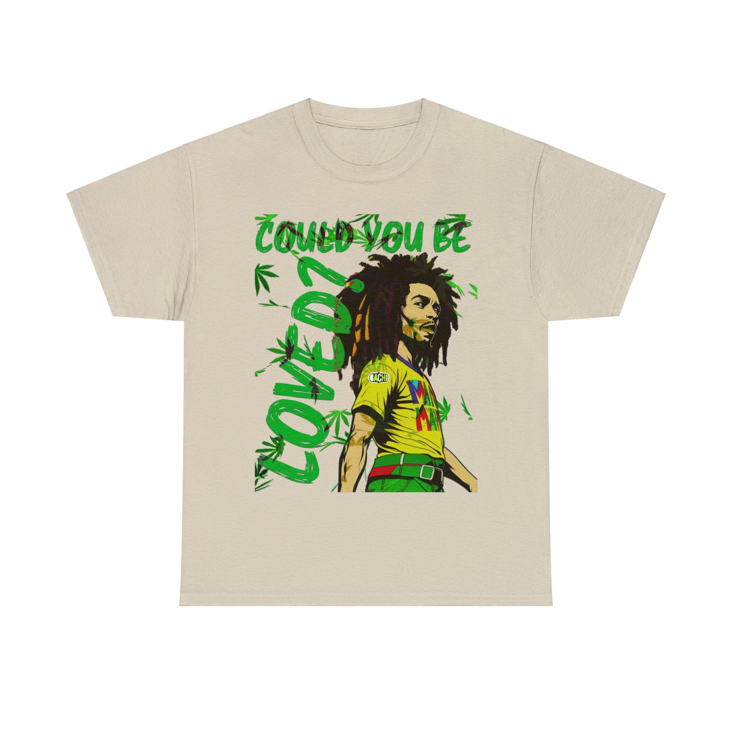 Oversized Graphic Tee - Reggae Legend Portrait Streetwear Print (Bachi)