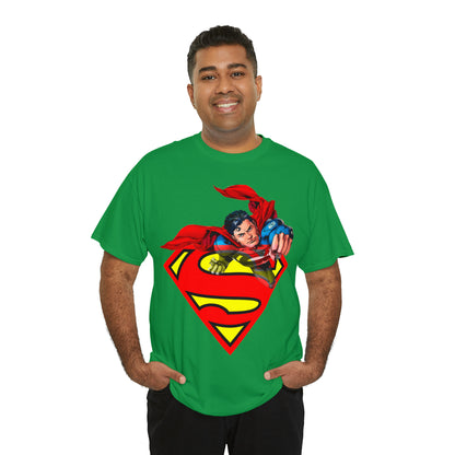 Vintage Comic Hero Graphic Tee - Cape Streetwear Print (Bachi)
