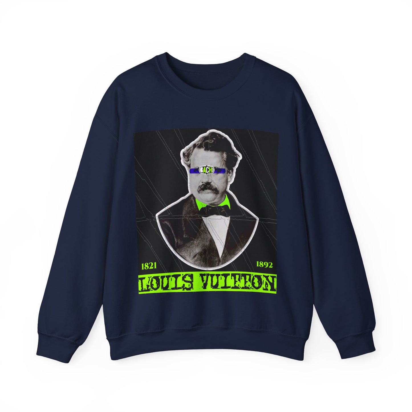 Heavyweight Monogram Print Sweatshirt - Luxury Tribute Streetwear (Bachi)