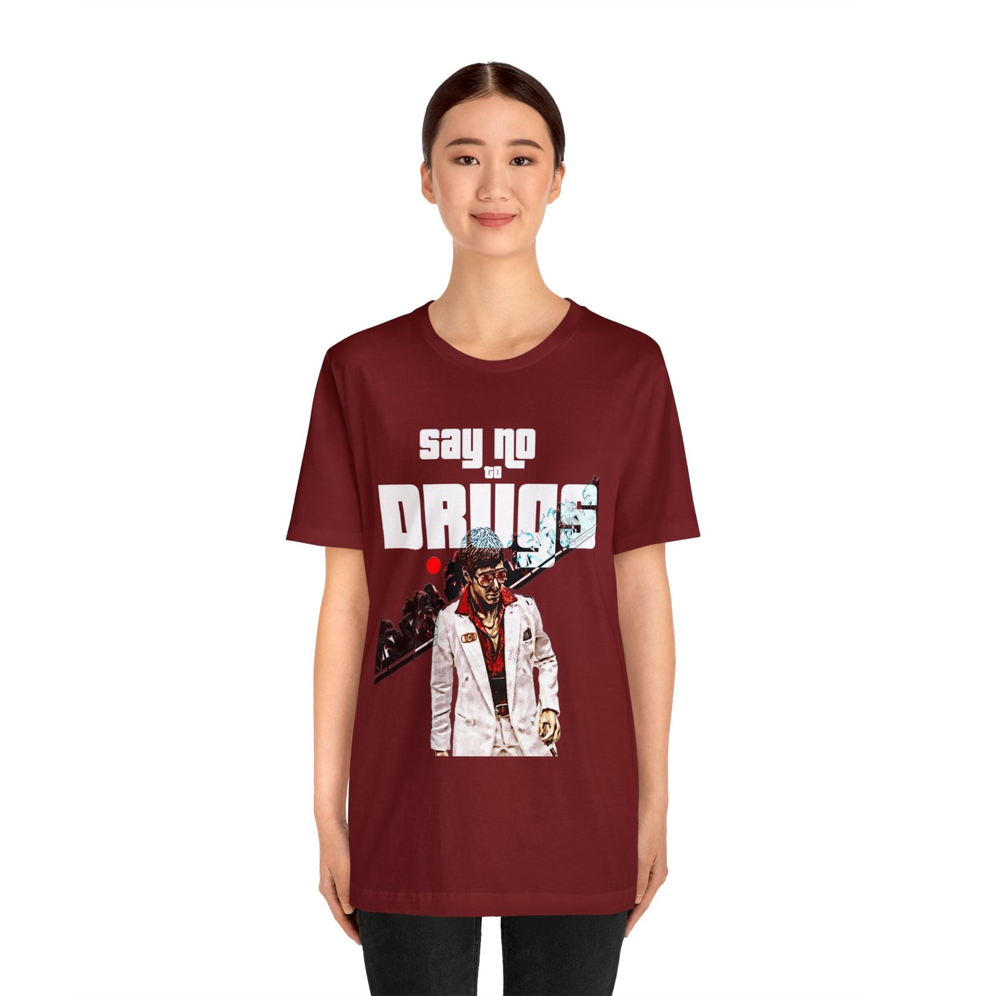 Vintage Graphic Tee - Cult Cinema White Jacket Portrait Print (Bachi)