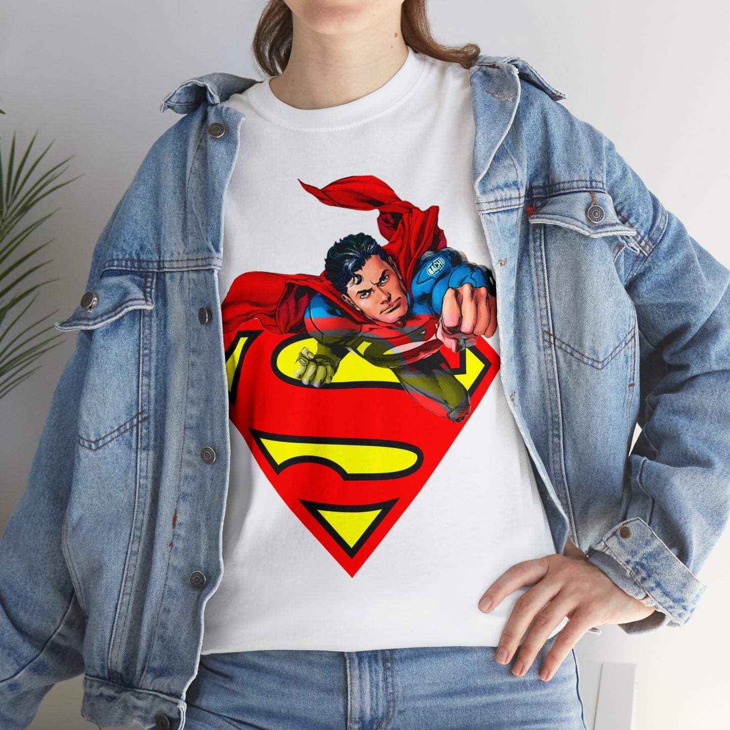 Vintage Comic Hero Graphic Tee - Cape Streetwear Print (Bachi)
