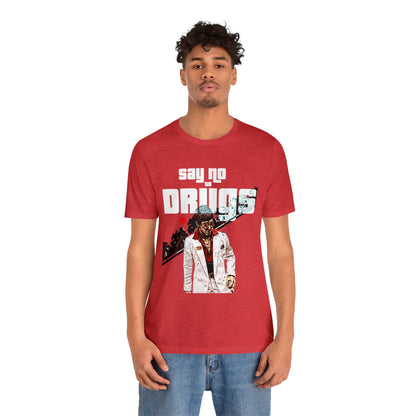Vintage Graphic Tee - Cult Cinema White Jacket Portrait Print (Bachi)