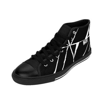 Men's High-Top Sneakers Black Square
