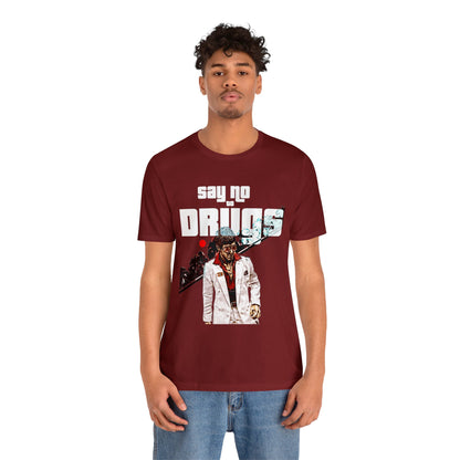 Vintage Graphic Tee - Cult Cinema White Jacket Portrait Print (Bachi)