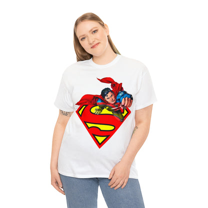 Vintage Comic Hero Graphic Tee - Cape Streetwear Print (Bachi)