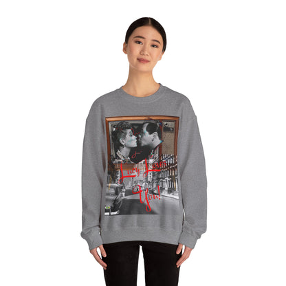 Vintage Sitcom Couple Graphic Sweatshirt - Retro TV Streetwear Print (Bachi)